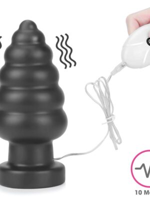 PLUG ANALE LOVETOY CON VIBRAZIONE KING SIZE 7" NERO