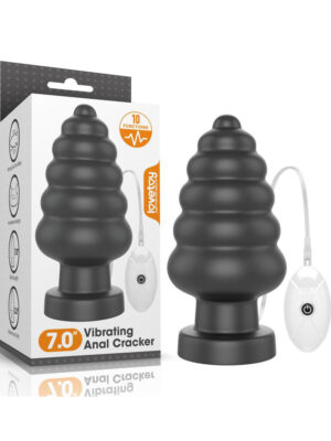 PLUG ANALE LOVETOY CON VIBRAZIONE KING SIZE 7" NERO