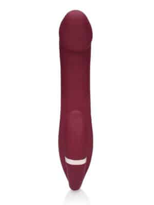 Bendable Vibrating Strapless Strap-on