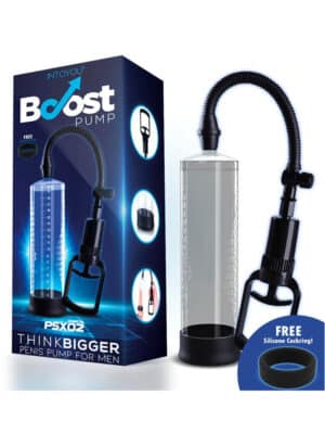 BOOST Pumps manuale per il pene PSX02 Trasparente