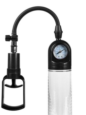 BOOST PUMPS Pompa manuale per pene con misuratore PSX03 Trasparente