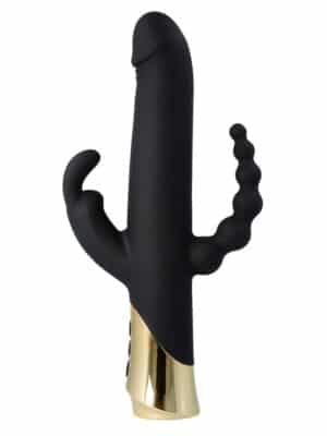 Rabbit Passion by Virgite - Vibratore Rabbit Ruotante e Anale - Harlequin