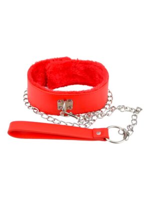 Bound to Please Collare rivestito internamente con guinzaglio