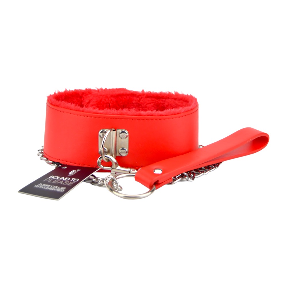 Bound to Please Collare rivestito internamente con guinzaglio Bound to Please Collare rivestito internamente con guinzaglio