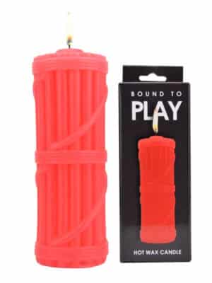Bound to Play. Candela di cera calda