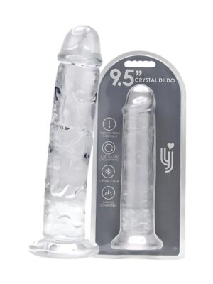 Loving Joy Dildo con ventosa da 9.5 pollici trasparente