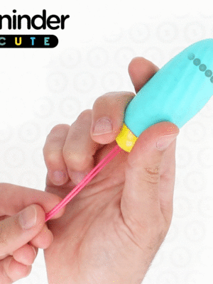 ONINDER CUTE - UOVO VIBRO-ROTANTE IN SILICONE CON GEMMA PER AMORE E PIACERE - APP GRATUITA IN TUTTO IL MONDO