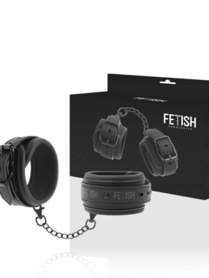 FETISH SUBMISSIVE - MANETTE IN PELLE VEGANA CON FODERA IN NEOPRENE