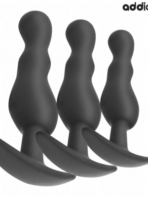 ADDICTED TOYS - SET DI 3 TAPPI ANALI IN SILICONE MODELLO 1