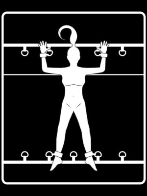 FETISH SUBMISSIVE - SET BONDAGE DI LUSSO PER LETTO CON FODERA IN NEOPRENE