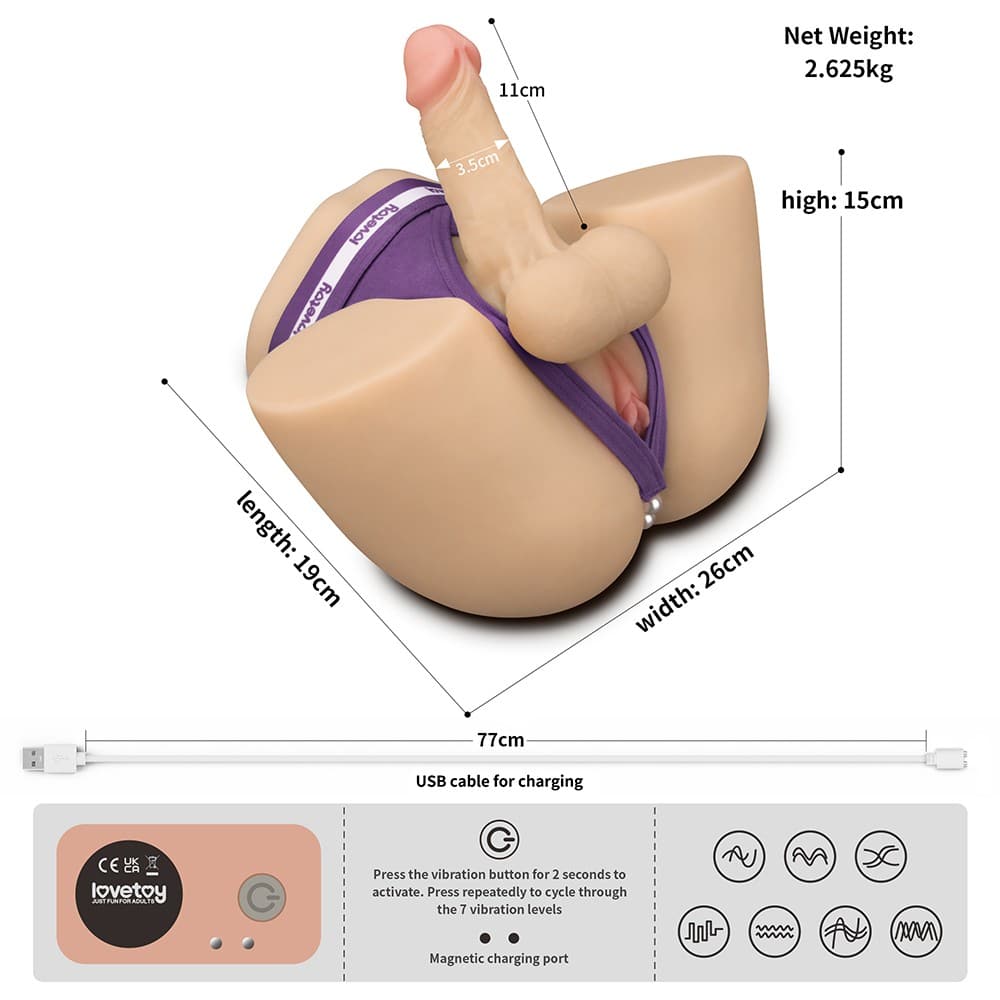 70932_1000x1000 Streetgirl's Dual Motor Sensation Pulse With Dildo