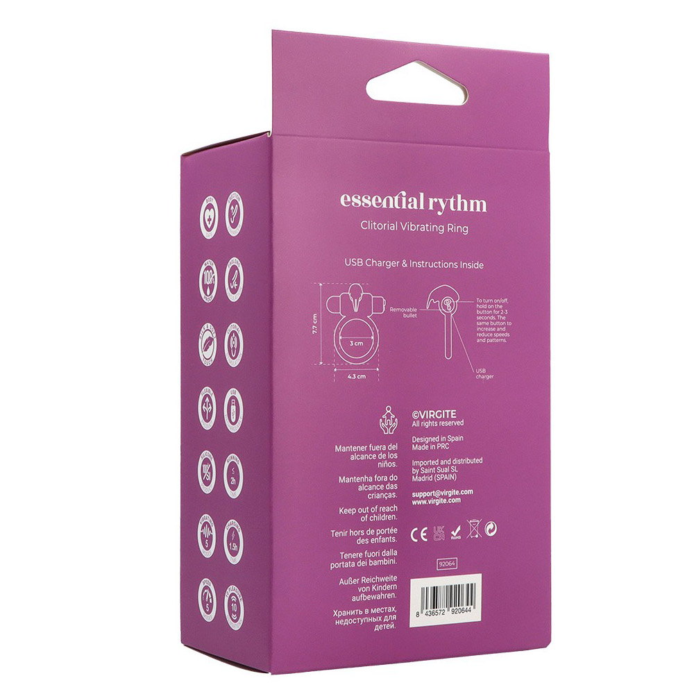 E9 ANELLO VIBRANTE RICARICABILE E9 ANELLO VIBRANTE RICARICABILE