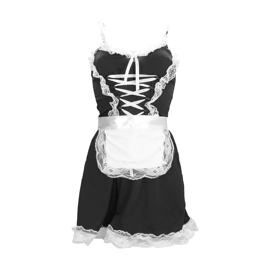 French Maid Costume - S/M - Black French Maid Costume - S/M - Black