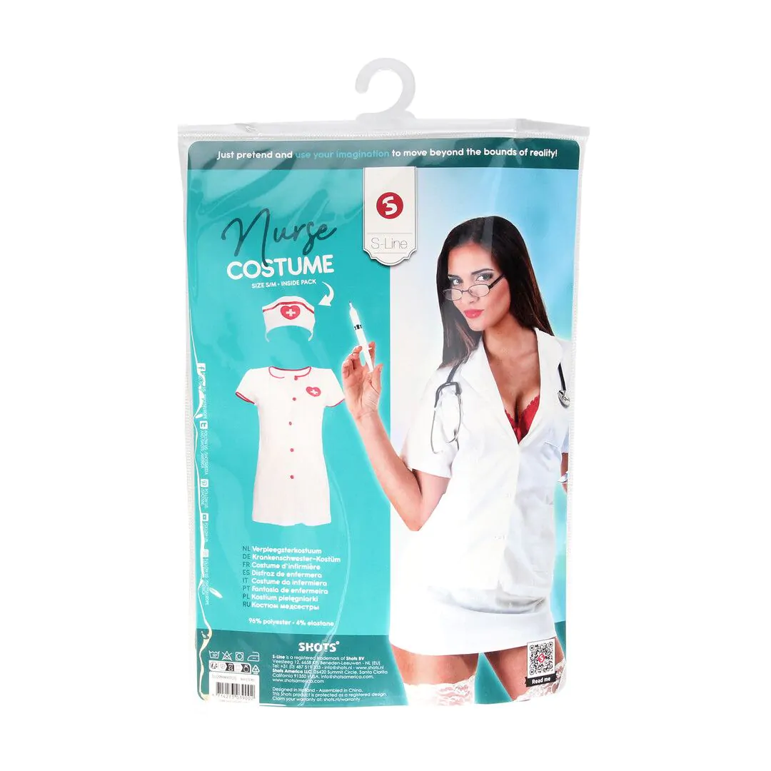 Nurse Costume - S/M - White Nurse Costume - S/M - White