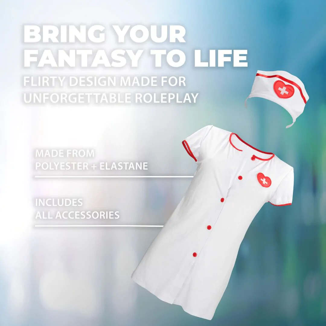 Nurse Costume - S/M - White Nurse Costume - S/M - White