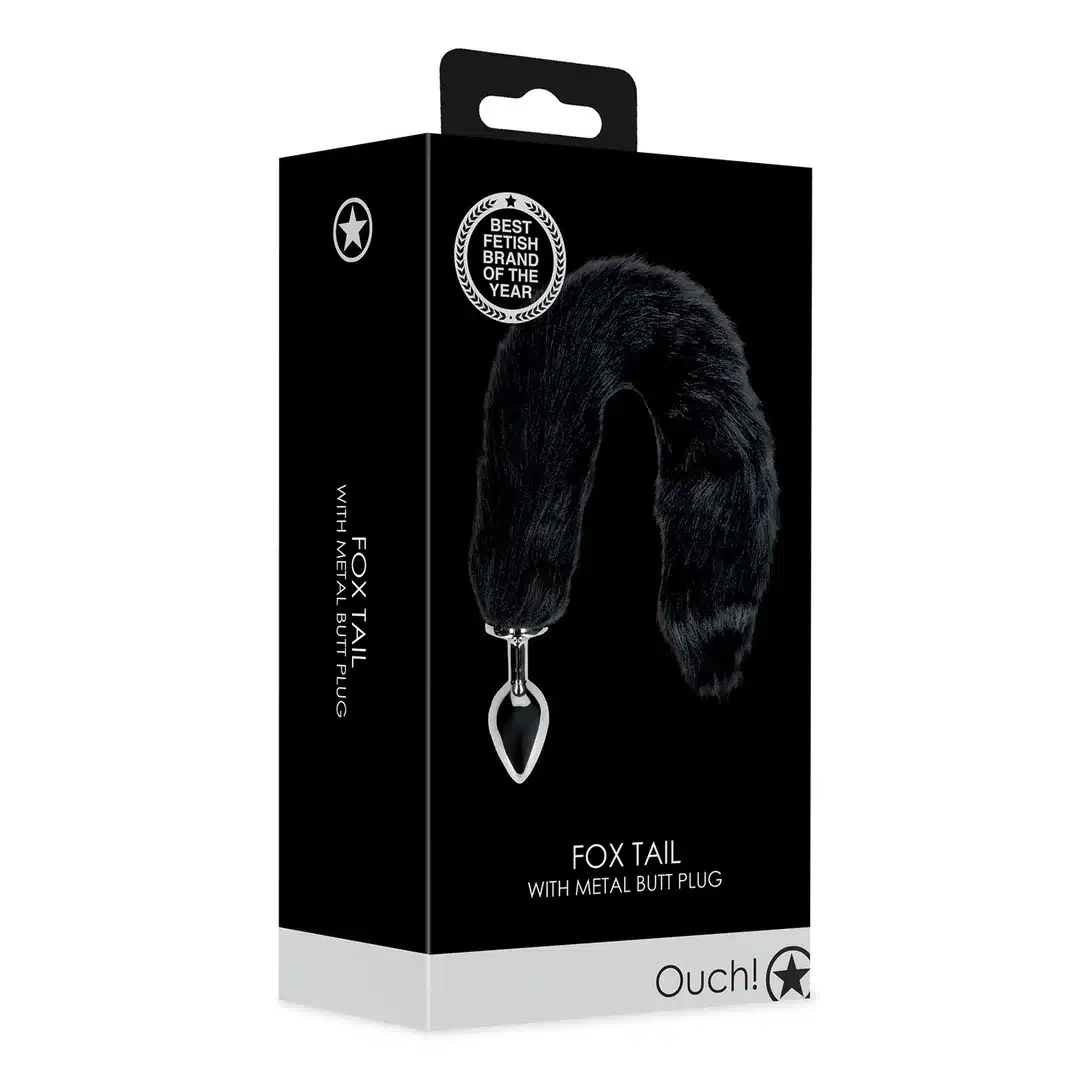 Fox Tail with Metal Butt Plug Fox Tail with Metal Butt Plug