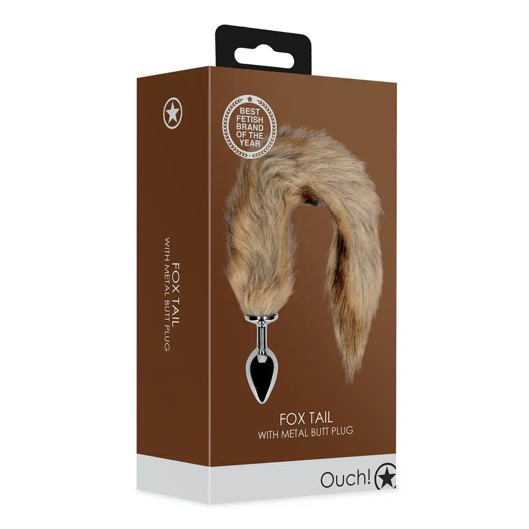 Fox Tail with Metal Butt Plug Fox Tail with Metal Butt Plug