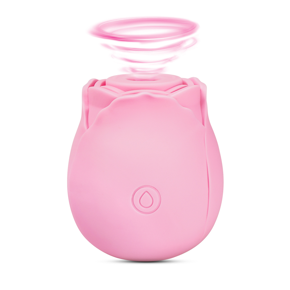 Vibratore a rosa in silicone con 10 funzioni per stimolazione clitoridea. Vibratore a rosa in silicone con 10 funzioni per stimolazione clitoridea.
