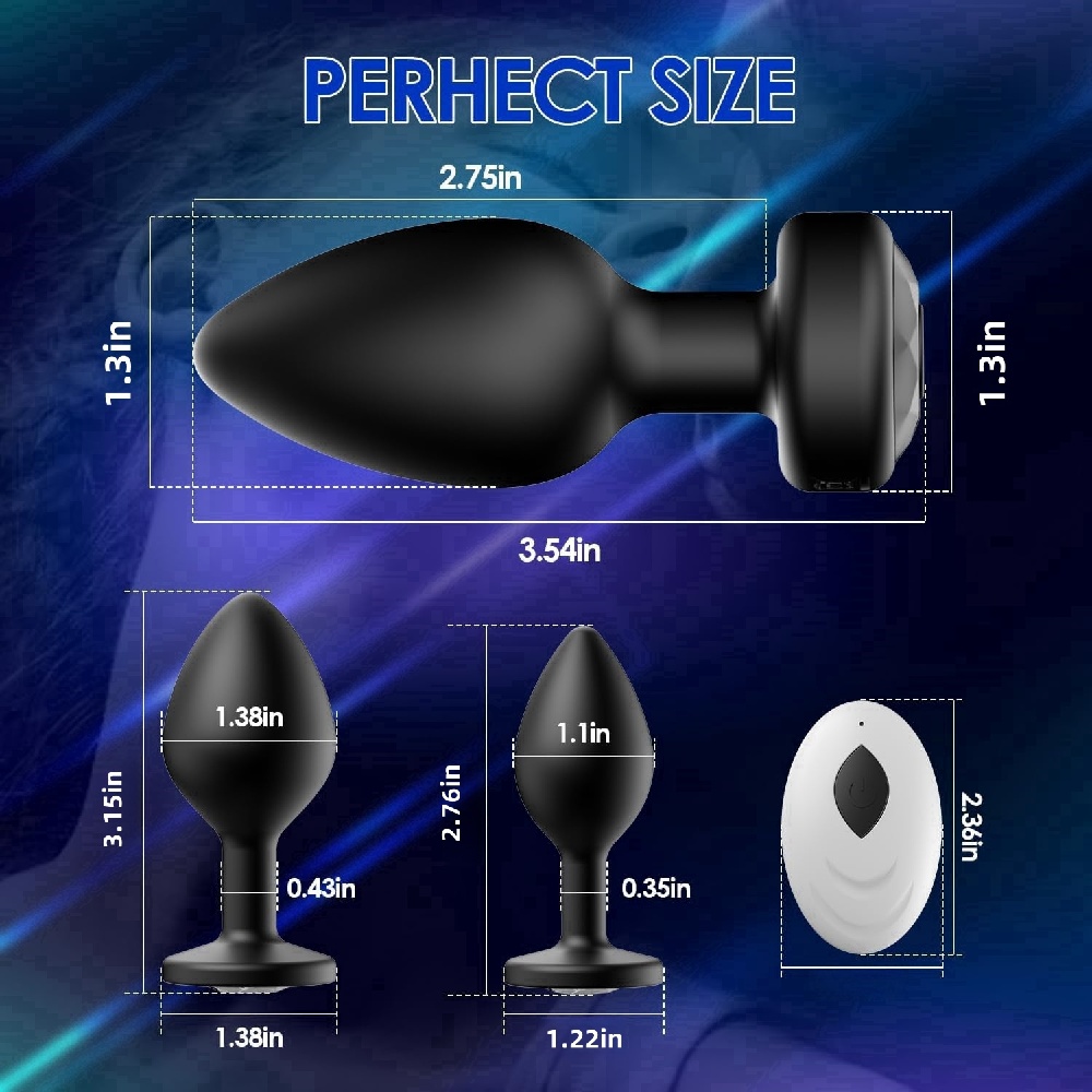 Core Trio Vibrating Anal Plug Set Core Trio Vibrating Anal Plug Set