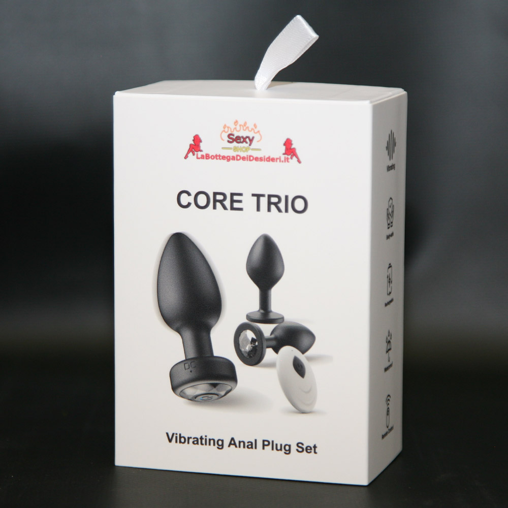 Core Trio Vibrating Anal Plug Set Core Trio Vibrating Anal Plug Set
