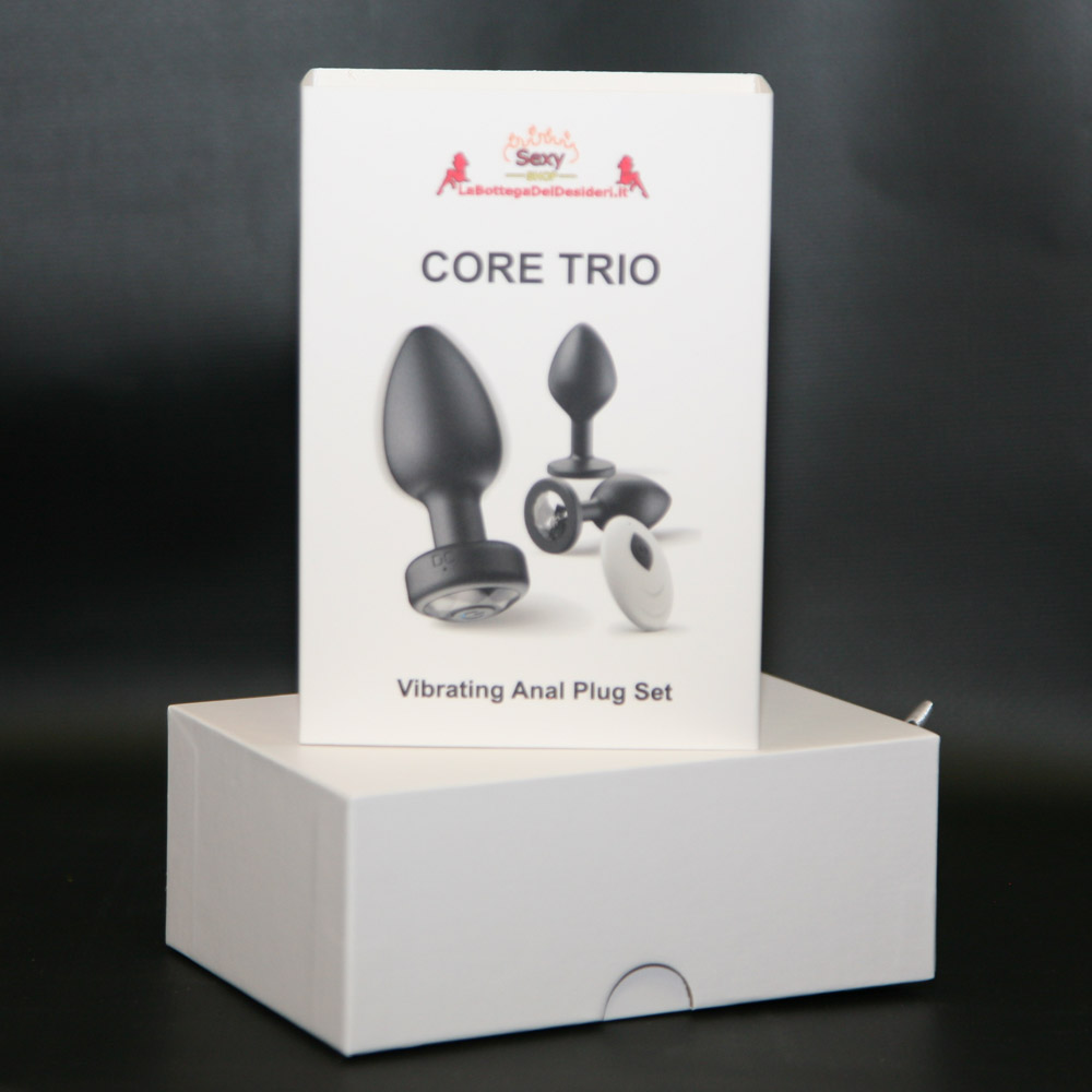 Core Trio Vibrating Anal Plug Set Core Trio Vibrating Anal Plug Set