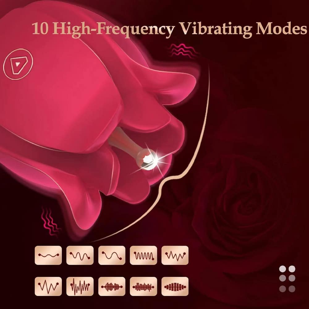 LushPetal Rose-Style Suction Clitoral Massager LushPetal Rose-Style Suction Clitoral Massager