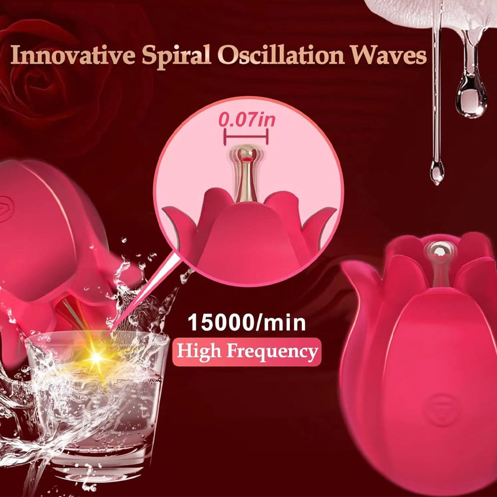 LushPetal Rose-Style Suction Clitoral Massager LushPetal Rose-Style Suction Clitoral Massager