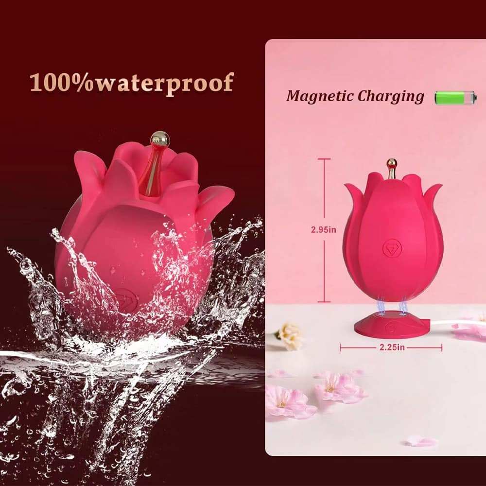 LushPetal Rose-Style Suction Clitoral Massager LushPetal Rose-Style Suction Clitoral Massager