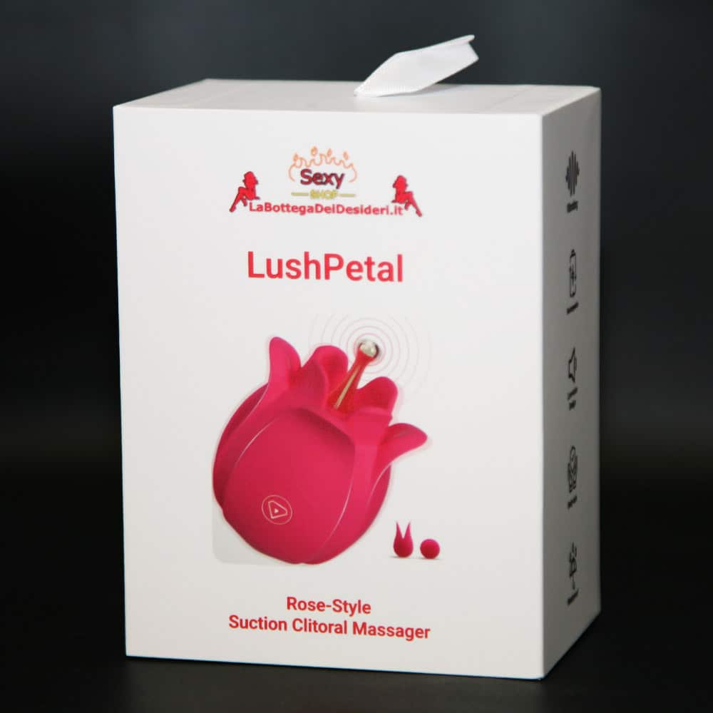LushPetal Rose-Style Suction Clitoral Massager LushPetal Rose-Style Suction Clitoral Massager