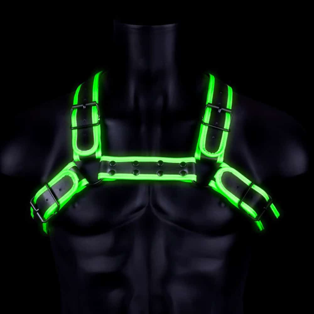 Bulldog Harness with Buckle - Glow in the Dark Bulldog Harness with Buckle - Glow in the Dark