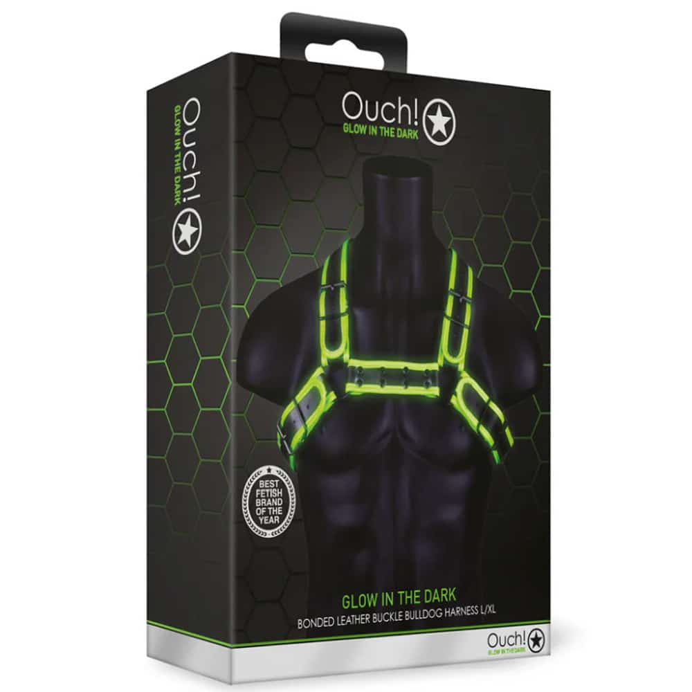 Bulldog Harness with Buckle - Glow in the Dark Bulldog Harness with Buckle - Glow in the Dark