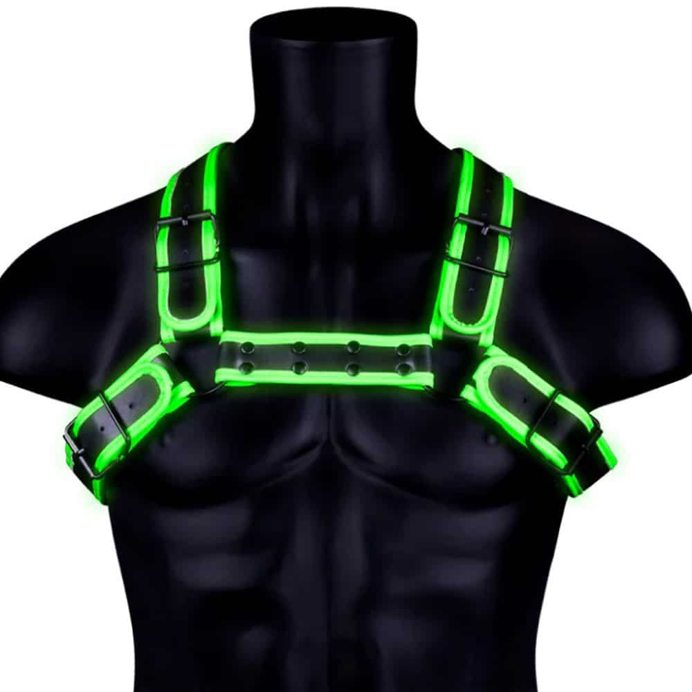 Bulldog Harness with Buckle - Glow in the Dark Bulldog Harness with Buckle - Glow in the Dark