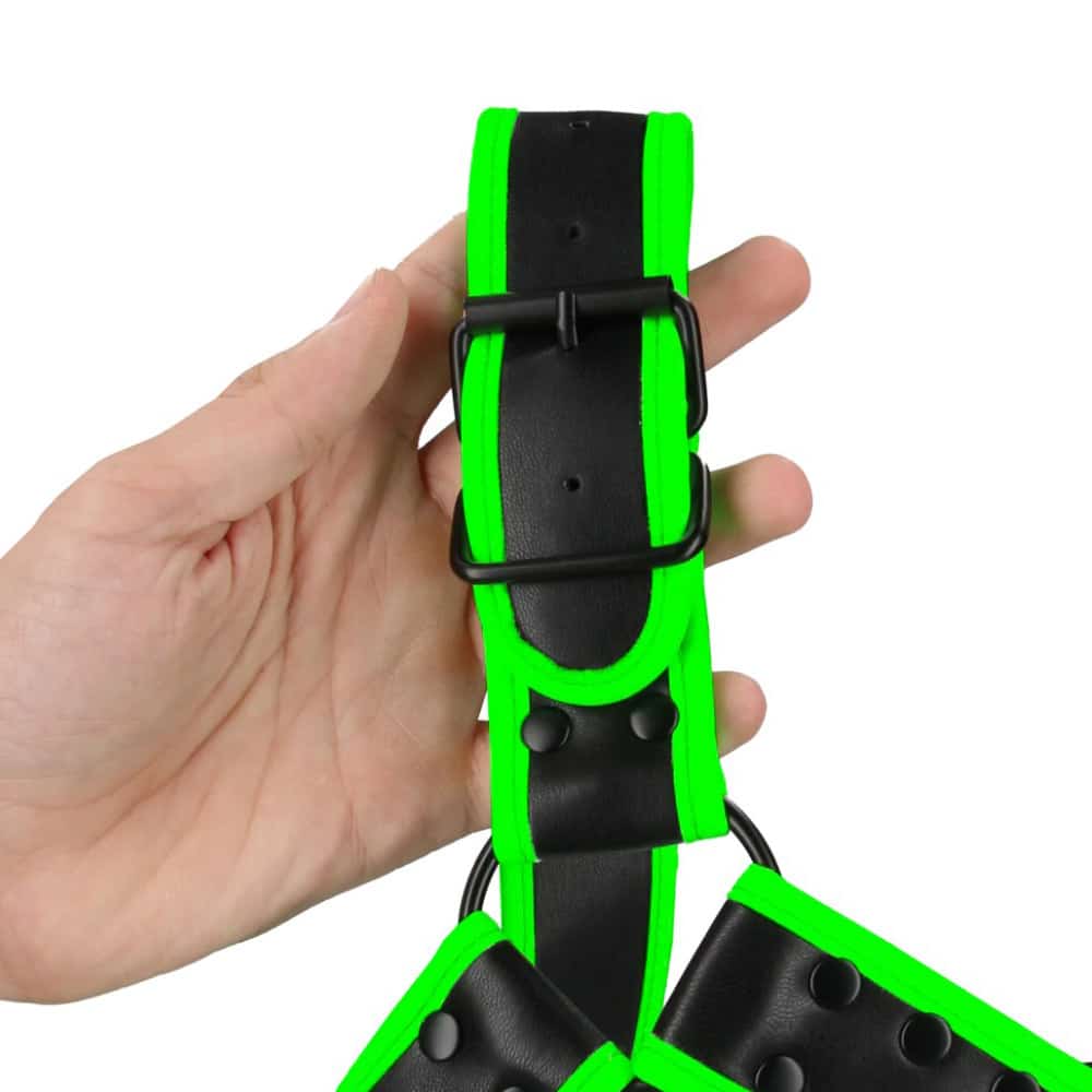 Bulldog Harness with Buckle - Glow in the Dark Bulldog Harness with Buckle - Glow in the Dark