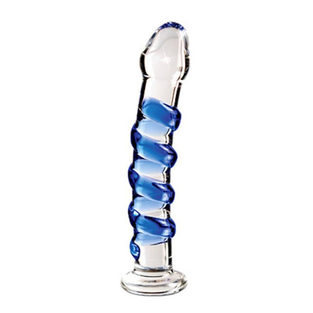 Dildo realistico in vetro fatto a mano Icicles n.05 Dildo realistico in vetro fatto a mano Icicles n.05