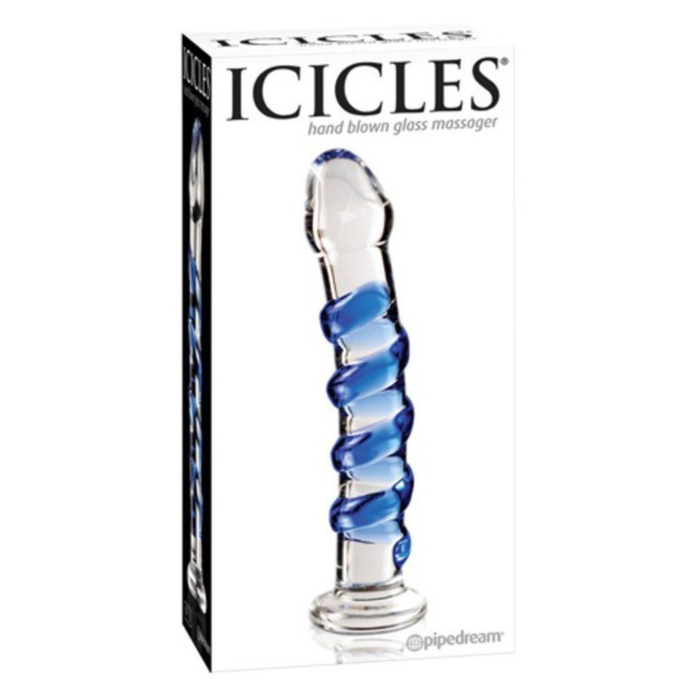 Dildo realistico in vetro fatto a mano Icicles n.05 Dildo realistico in vetro fatto a mano Icicles n.05