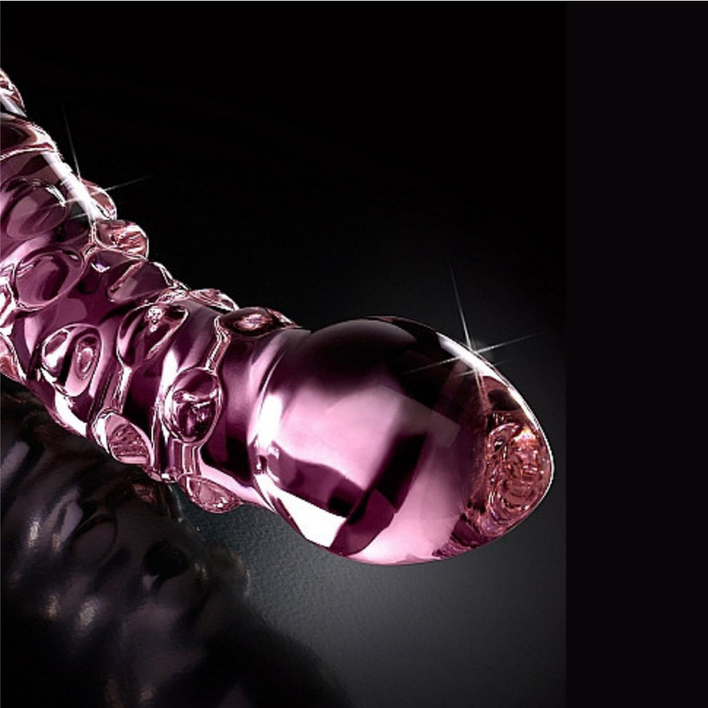 Icicles No.55 Dildo in Vetro Rosa 19 cm Icicles No.55 Dildo in Vetro Rosa 19 cm