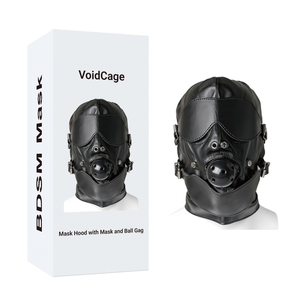 Cappuccio con maschera e ballgag Cappuccio con maschera e ballgag