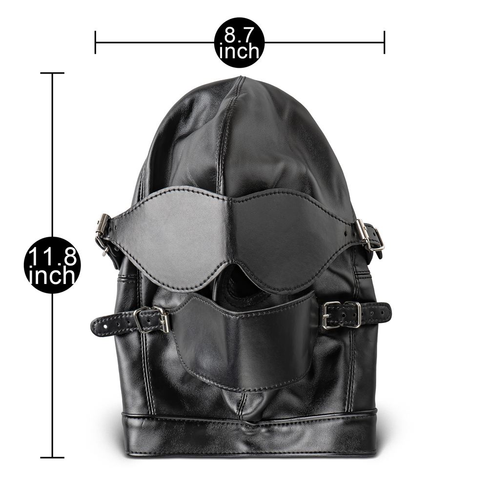 Cappuccio con maschera e ballgag Cappuccio con maschera e ballgag
