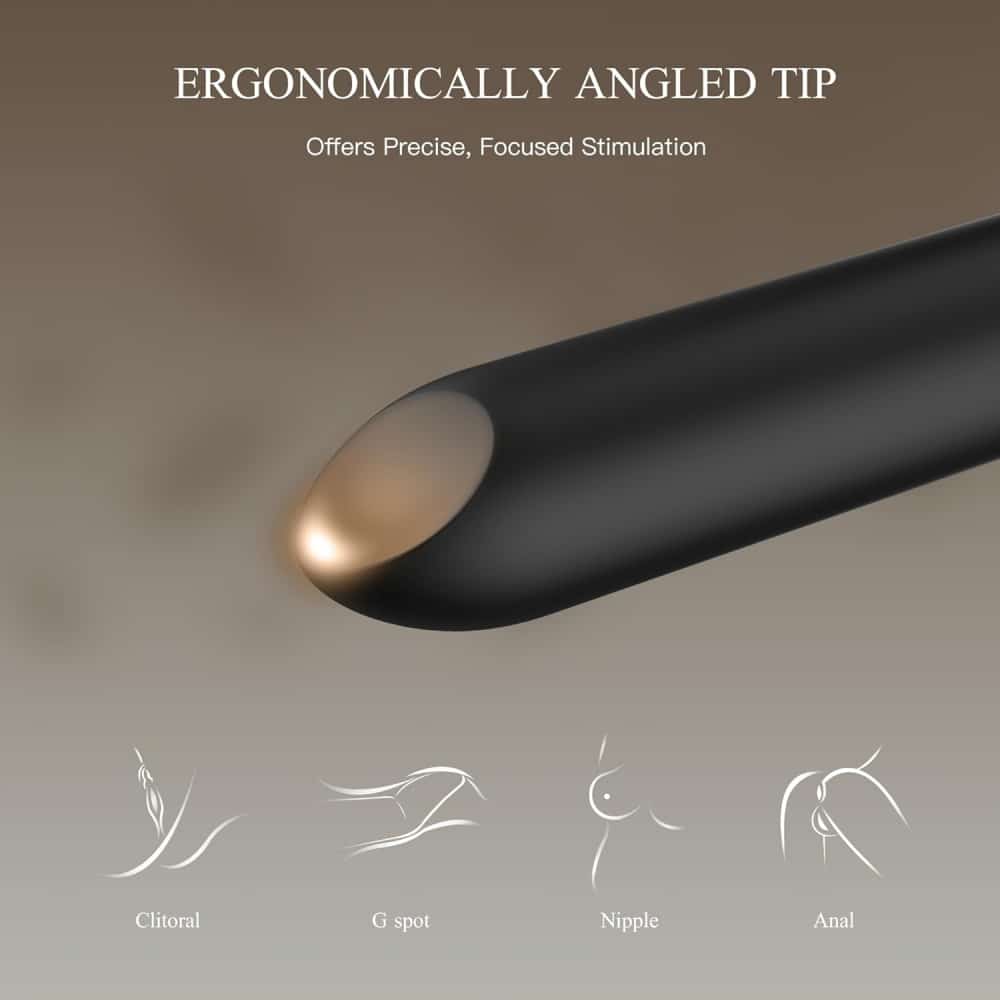 Bullet Vibrator – Black Rechargeable 10 Vibrating Modes Bullet Vibrator – Black Rechargeable 10 Vibrating Modes