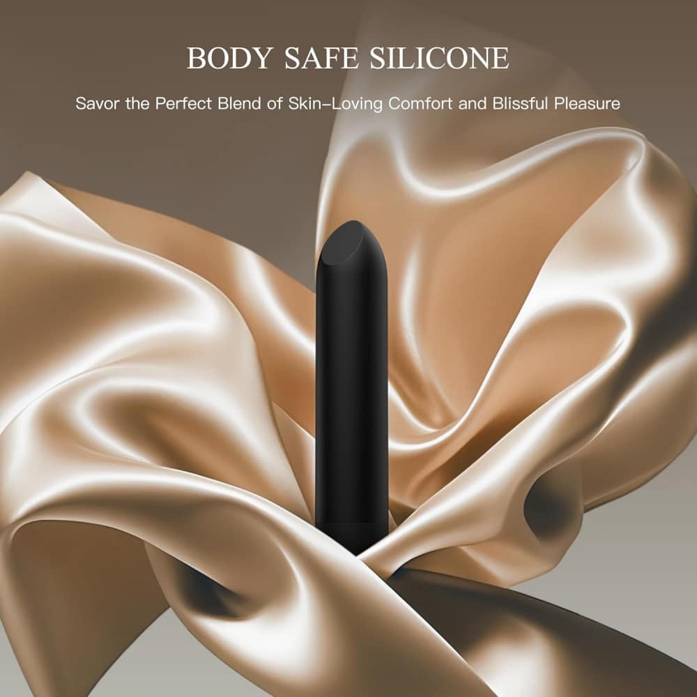 Bullet Vibrator – Black Rechargeable 10 Vibrating Modes Bullet Vibrator – Black Rechargeable 10 Vibrating Modes