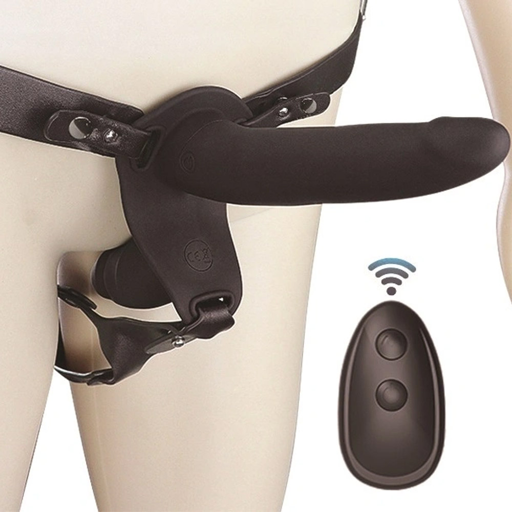 Vibrating Double Dildo Strap-On Vibrating Double Dildo Strap-On