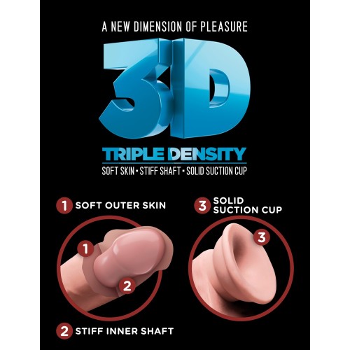 6" Triple Density Cock 6" Triple Density Cock