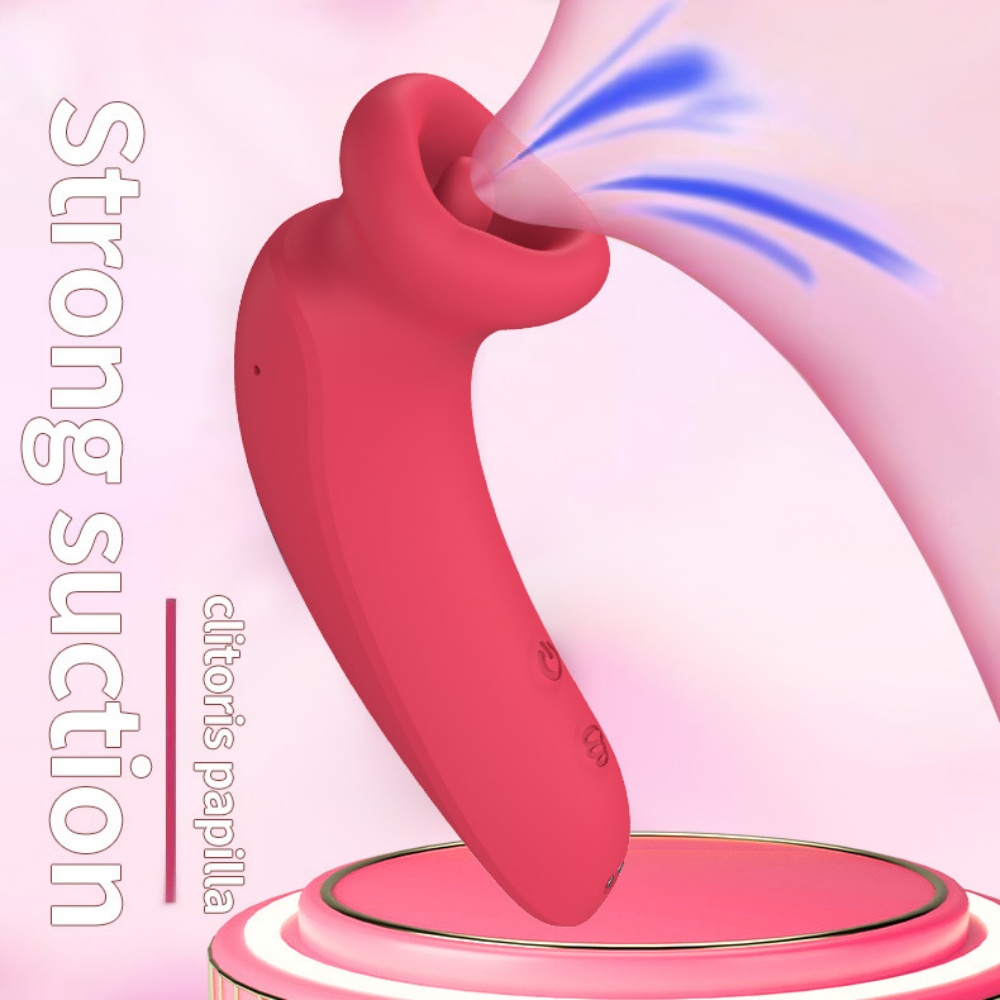 Rose Suction Touch Vibratore in silicone rosso ricaricabile con 10 modalità personalizzabili e funzione di aspirazione. Rose Suction Touch Vibratore in silicone rosso ricaricabile con 10 modalità personalizzabili e funzione di aspirazione.