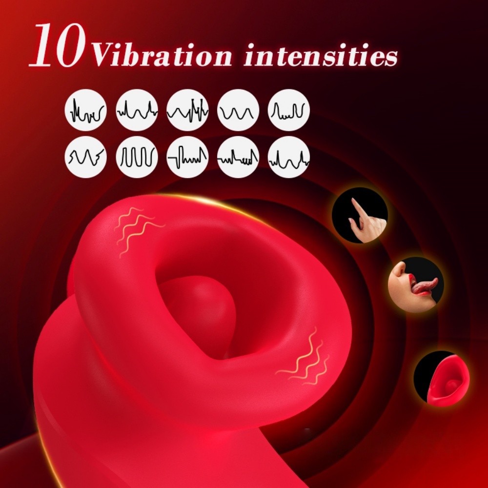 Rose Suction Touch Vibratore in silicone rosso ricaricabile con 10 modalità personalizzabili e funzione di aspirazione. Rose Suction Touch Vibratore in silicone rosso ricaricabile con 10 modalità personalizzabili e funzione di aspirazione.