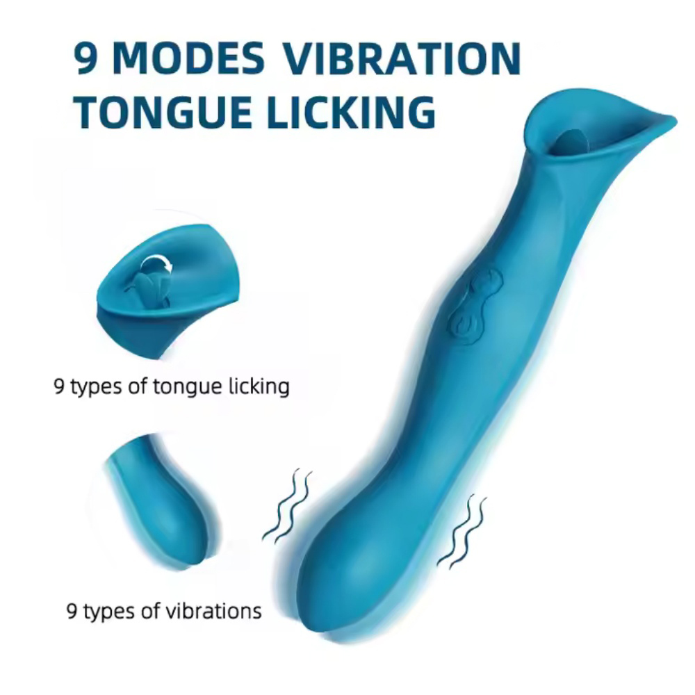 Green Lick Wave Vibratore in silicone medicale con 9 modalità di vibrazione e funzione di leccamento. Green Lick Wave Vibratore in silicone medicale con 9 modalità di vibrazione e funzione di leccamento.