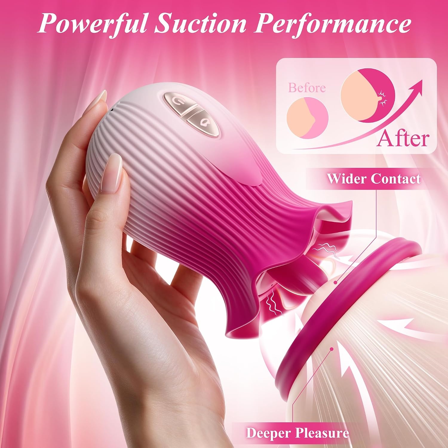 Elysium Sucking & Tongue-Licking Massager With App Control Elysium Sucking & Tongue-Licking Massager With App Control