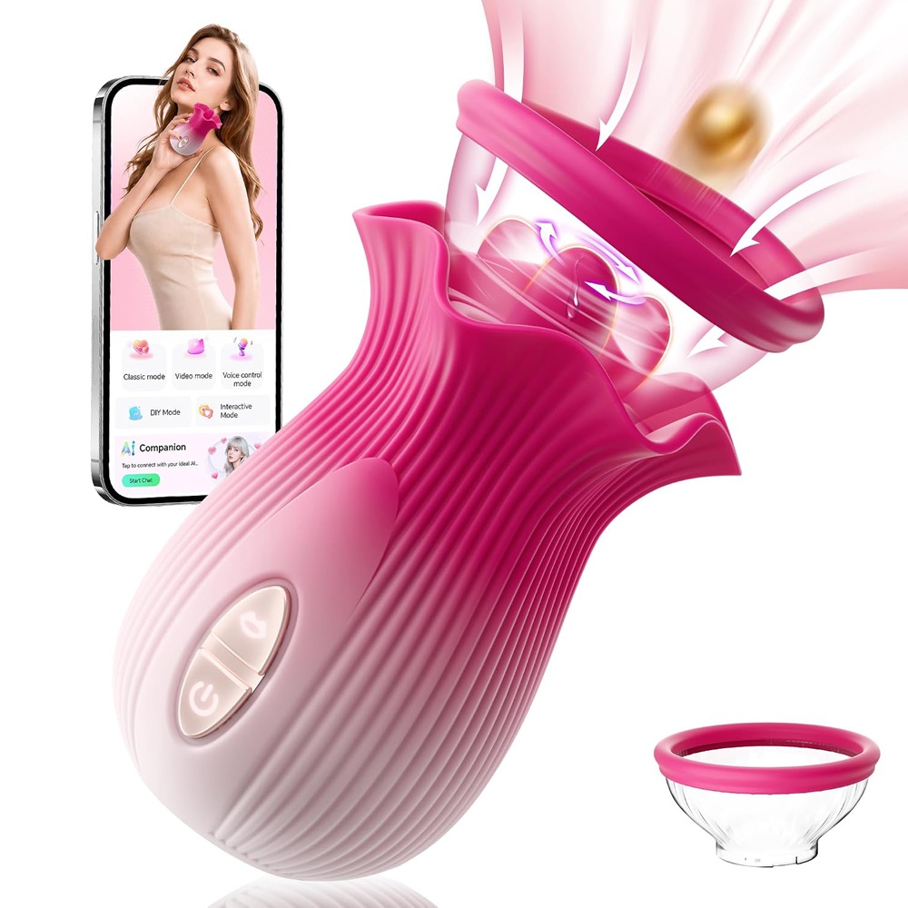 Elysium Sucking & Tongue-Licking Massager With App Control Elysium Sucking & Tongue-Licking Massager With App Control