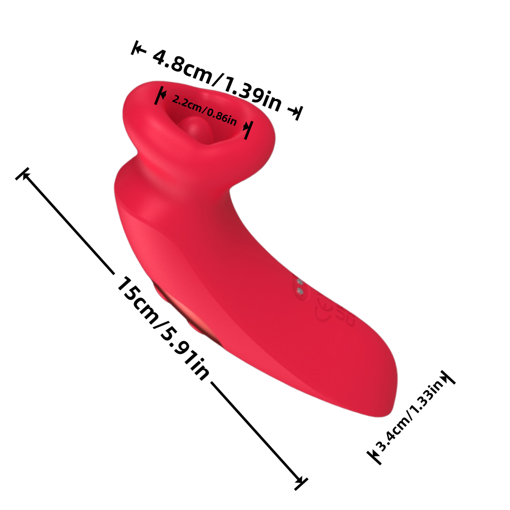 Rose Suction Touch Vibratore in silicone rosso ricaricabile con 10 modalità personalizzabili e funzione di aspirazione. Rose Suction Touch Vibratore in silicone rosso ricaricabile con 10 modalità personalizzabili e funzione di aspirazione.