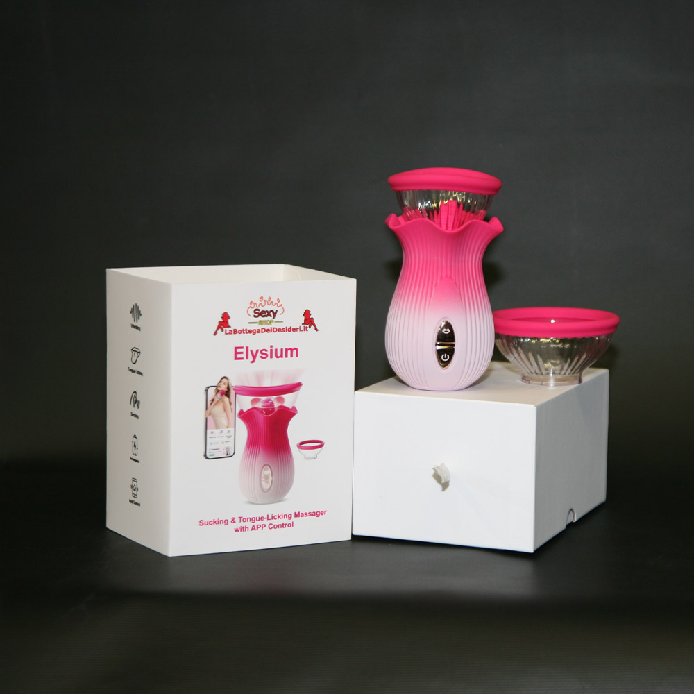 Elysium Sucking & Tongue-Licking Massager With App Control Elysium Sucking & Tongue-Licking Massager With App Control
